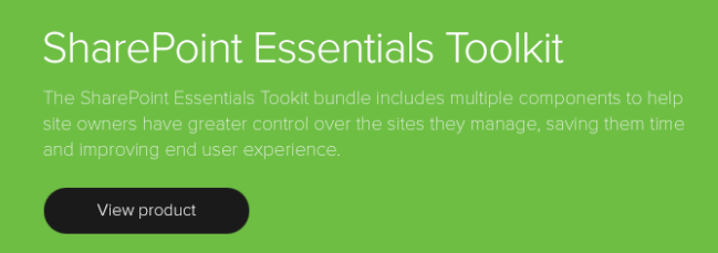 SharePoint Essentials Toolkit